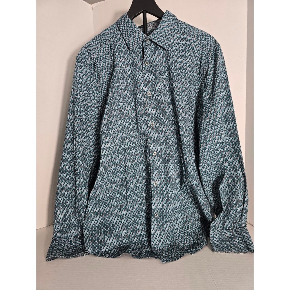 Robert Graham Men's 2XL Classic Fit‎ Geometric Long Sleeve Button Down Shirt